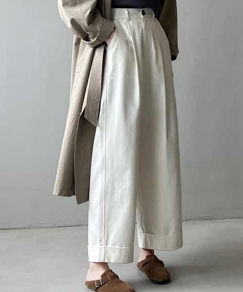 アルマアンローズ   ワイドパンツ trim_ofalv_item303cccc63ad911e