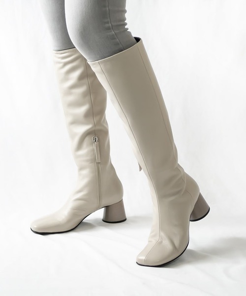 【セール】HALMANERA ハルマネラ センターシームチャンキーロングブーツ（ブーツ）｜HALMANERA（ハルマネラ） 54,560円