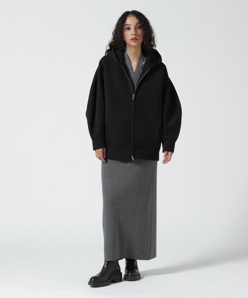 CLANE（クラネ）の「CLANE/クラネ/CONSTRUCTIVE BONDING HOODIE（パーカー・レディース・その他24/ブラック・1）」の19枚目の写真