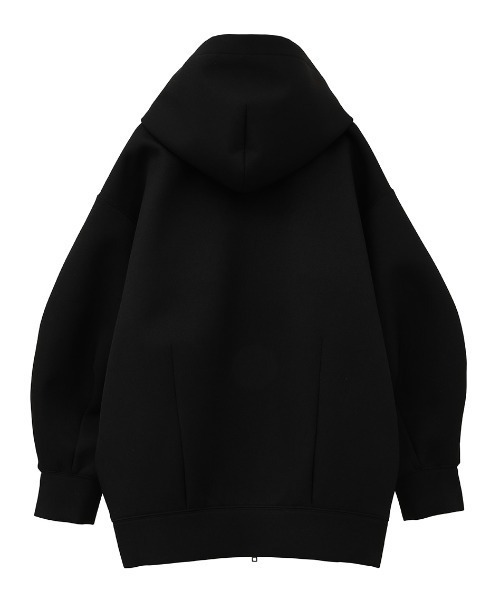 CLANE（クラネ）の「CLANE/クラネ/CONSTRUCTIVE BONDING HOODIE（パーカー・レディース・その他24/ブラック・1）」の3枚目の写真