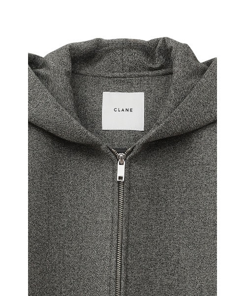 CLANE（クラネ）の「CLANE/クラネ/CONSTRUCTIVE BONDING HOODIE（パーカー・レディース・その他24/ブラック・1）」の11枚目の写真