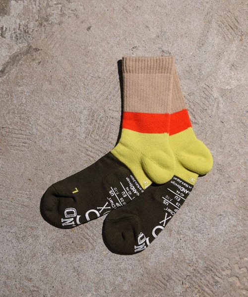 ANDSOX(アンドソックス)の「3-【ANDSOX】SUPPORT PILE ANKLE サポートパイル アンクル 靴下(ソックス/靴下・メンズ・ブラウン系1/ブラウン系2/ホワイト系/グレー系/グリーン系1/ブラウン系3/パープル系2/ネイビー系2/ブラック系/ダークグリーン系1/パープル系1/ネイビー系1/ベージュ系/グリーン系2/オレンジ系・S/M)」の7枚目の写真