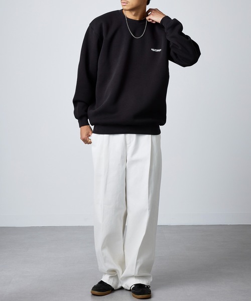 WILD THINGS（ワイルドシングス）の「【WILD THINGS】別注商品 ヒストリーバックプリントトスウェット（スウェット・メンズ・ブラック/グレー/ホワイト/ネイビー/グレー系その他2・XL/L/M）」の22枚目の写真