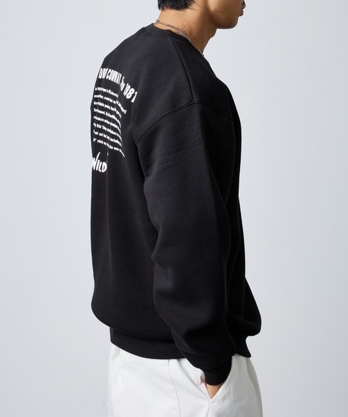 WILD THINGS（ワイルドシングス）の「【WILD THINGS】別注商品 ヒストリーバックプリントトスウェット（スウェット・メンズ・ブラック/グレー/ホワイト/ネイビー/グレー系その他2・XL/L/M）」の21枚目の写真