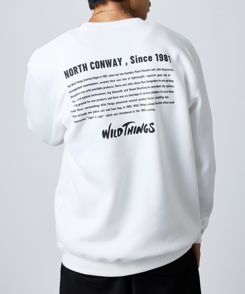 WILD THINGS（ワイルドシングス）の「【WILD THINGS】別注商品 ヒストリーバックプリントトスウェット（スウェット・メンズ・ブラック/グレー/ホワイト/ネイビー/グレー系その他2・XL/L/M）」の15枚目の写真