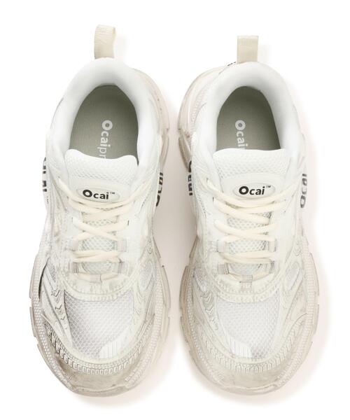 Ocai(オカイ)の「OCAI/オカイ/RUN TECH(スニーカー・メンズ・ホワイト/ブラック/シルバー・10/12)」の4枚目の写真