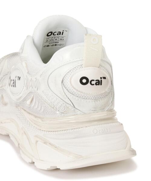 Ocai(オカイ)の「OCAI/オカイ/RUN TECH(スニーカー・メンズ・ホワイト/ブラック/シルバー・10/12)」の10枚目の写真