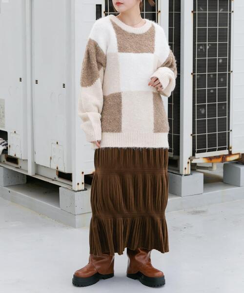 KBF(ケイビーエフ)の「マジョリカプリーツキャミワンピース(ワンピース・レディース・ブラック/ブラウン/チャコールグレー・ONE)」の19枚目の写真