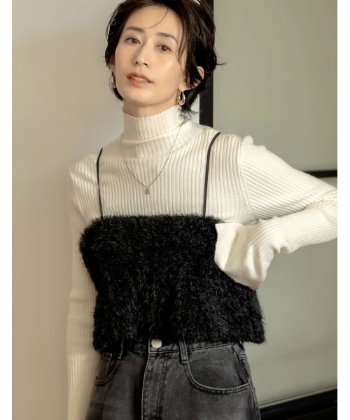 2024-25 WINTER COLLECTION]前後2WAYフェザーボアバルーン