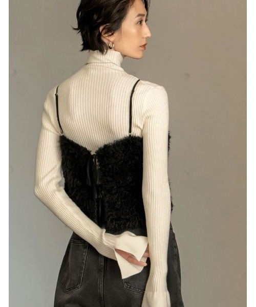 2024-25 WINTER COLLECTION]前後2WAYフェザーボアバルーン