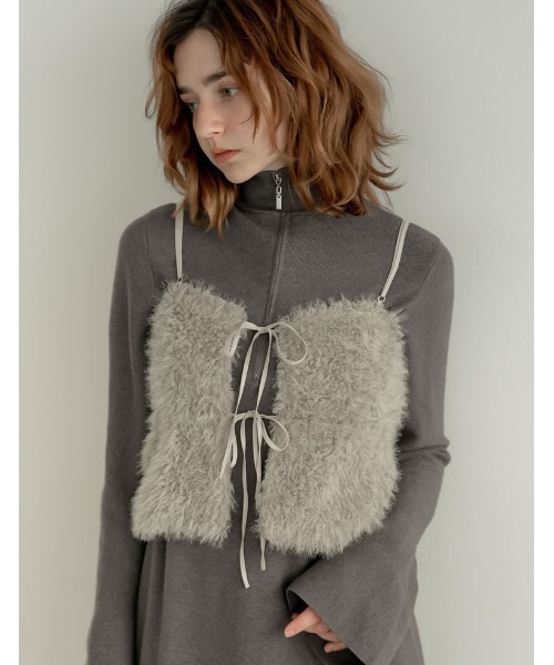 2024-25 WINTER COLLECTION]前後2WAYフェザーボアバルーン
