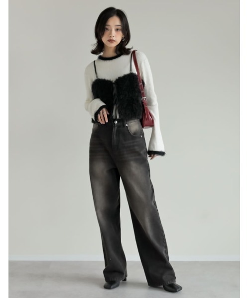 セール】[2024-25 WINTER COLLECTION]前後2WAYフェザーボアバルーン