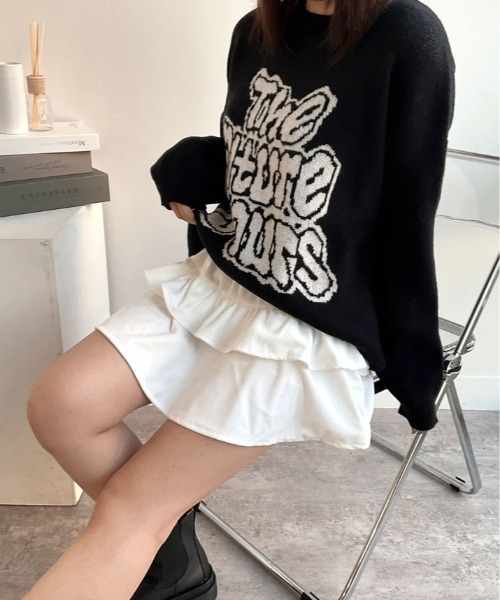 セール】コーデュロイ フリル ミニ スカート（スカート