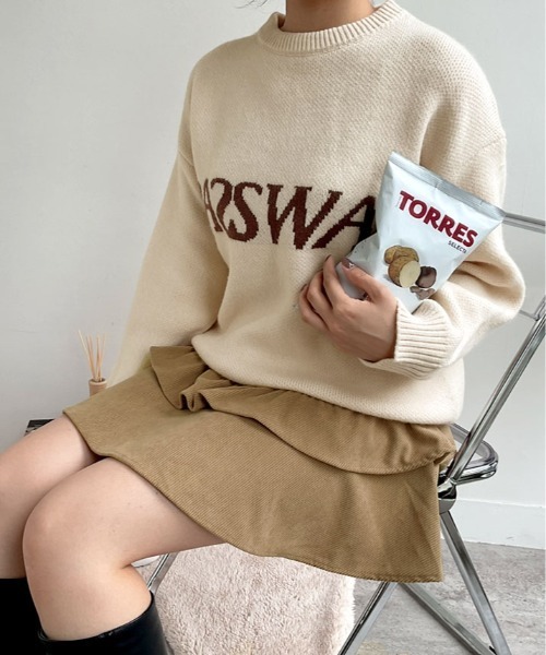 kirakiraShop(キラキラショップ)の「コーデュロイ フリル ミニ スカート(スカート・レディース・ブラック/ホワイト/ベージュ・M/L/S)」の19枚目の写真