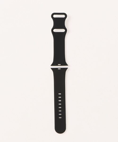 emonique(エモニーク)の「スマートウォッチバンド Apple Watch バンド シリコン製【38/40/41/42/44/45/49mm対応】(デジタル腕時計・レディース・ライトブルー/ホワイト×ブラック/ホワイト/ミント/オレンジ・38/42)」の18枚目の写真