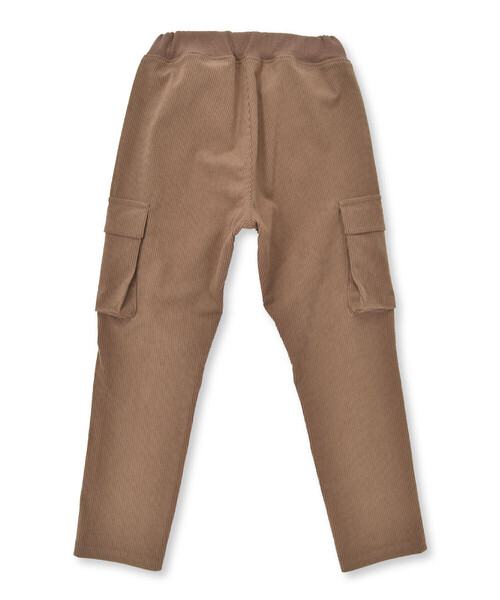 BeBe（ベベ）の「ニットコールストレッチカーゴロングパンツ(90~150cm)（カーゴパンツ・キッズ・グレー/ブラウン・110cm/120cm/150cm/130cm/90cm/100cm/140cm）」の7枚目の写真
