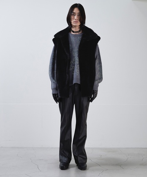 【新品タグ付き】Ellno Loset ２WAYシルバーバックルブルゾン Ellno Loset ブルゾン アウター 2WAYシルバーバックルブルゾン
