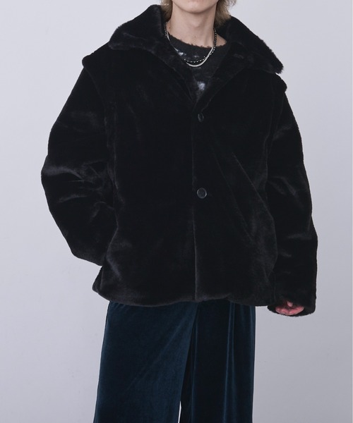 Ellno Loset（エルノロゼット）の「2WAYアソートジャケット（ブルゾン・メンズ・グレー系その他/ブラック/ブラック系その他/オフホワイト・SMALL/LARGE/MEDIUM）」の13枚目の写真