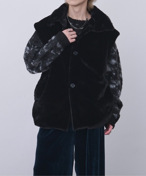 Ellno Loset（エルノロゼット）の「2WAYアソートジャケット（ブルゾン・メンズ・グレー系その他/ブラック/ブラック系その他/オフホワイト・SMALL/LARGE/MEDIUM）」の16枚目の写真