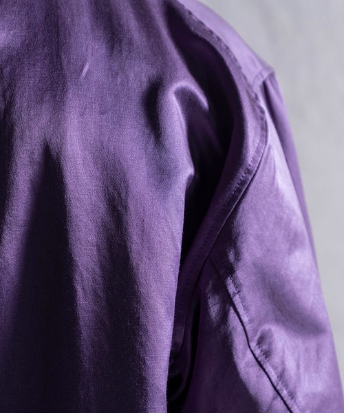 Jackman（ジャックマン）の「Satin Award Jacket（スタジャン・メンズ・ネイビー/パープル/ダークグリーン・MEDIUM/SMALL/LARGE/X-LARGE）」の13枚目の写真