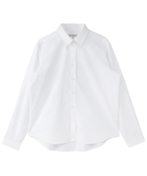TOKYO SHIRTS（トウキョウシャツ）の「透け防止 形態安定ノーアイロン レギュラー 長袖ビジネスワイシャツ（ビジネスシャツ・レディース・ホワイト・LL/M/L）」の3枚目の写真