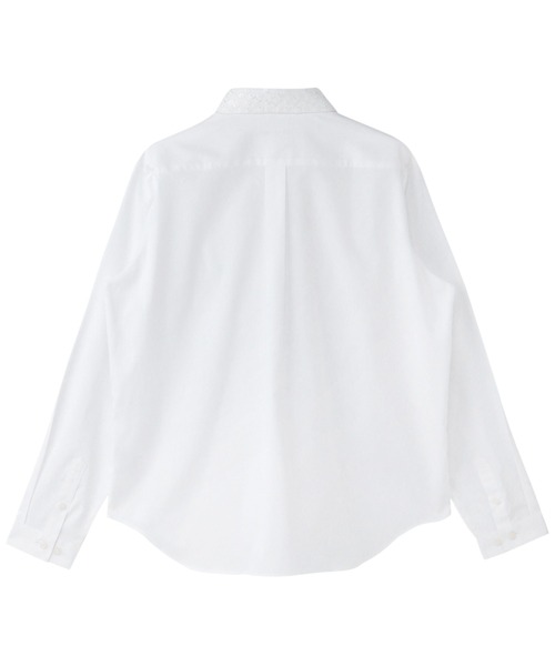 TOKYO SHIRTS（トウキョウシャツ）の「透け防止 形態安定ノーアイロン レギュラー 長袖ビジネスワイシャツ（ビジネスシャツ・レディース・ホワイト・LL/M/L）」の4枚目の写真