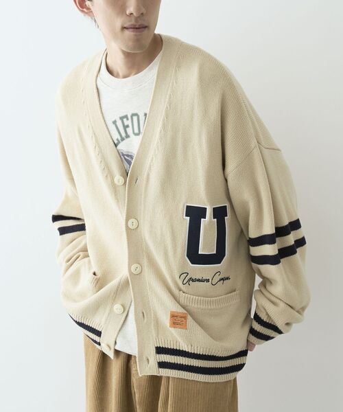 CRAFT STANDARD BOUTIQUE（クラフトスタンダードブティック）の「【ユニセックス】URANIWAニットカーディガン（カーディガン/ボレロ・レディース・アイボリー/ネイビー/レッド・M/L/XL）」の9枚目の写真