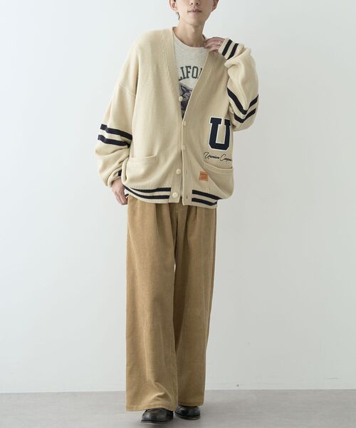 CRAFT STANDARD BOUTIQUE（クラフトスタンダードブティック）の「【ユニセックス】URANIWAニットカーディガン（カーディガン/ボレロ・レディース・アイボリー/ネイビー/レッド・M/L/XL）」の11枚目の写真