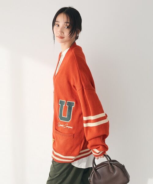 CRAFT STANDARD BOUTIQUE（クラフトスタンダードブティック）の「【ユニセックス】URANIWAニットカーディガン（カーディガン/ボレロ・レディース・アイボリー/ネイビー/レッド・M/L/XL）」の15枚目の写真