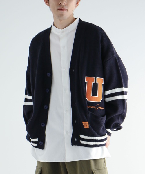 CRAFT STANDARD BOUTIQUE（クラフトスタンダードブティック）の「【ユニセックス】URANIWAニットカーディガン（カーディガン/ボレロ・レディース・アイボリー/ネイビー/レッド・M/L/XL）」の4枚目の写真