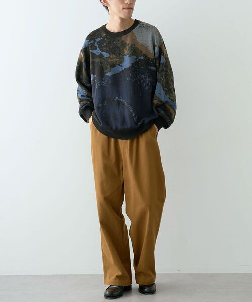 セール】変な柄クルーネックニット（ニット/セーター）｜CRAFT