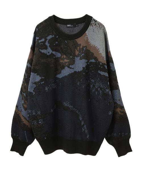 セール】変な柄クルーネックニット（ニット/セーター）｜CRAFT