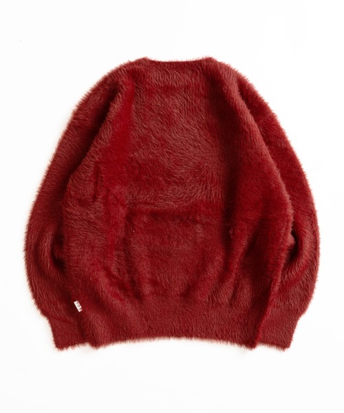 MUHET（ミュエータ）の「ロゴシャギーニット（ニット/セーター・レディース・ネイビー/チャコールグレー/ボルドー・X-LARGE/MEDIUM）」の16枚目の写真