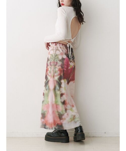 jouetie（ジュエティ）の「バックオープンロゴトップス（Tシャツ/カットソー・レディース・ブラック/ブルー/オフホワイト/その他1/ピンク・MEDIUM）」の18枚目の写真