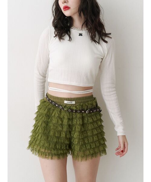 jouetie（ジュエティ）の「バックオープンロゴトップス（Tシャツ/カットソー・レディース・ブラック/ブルー/オフホワイト/その他1/ピンク・MEDIUM）」の20枚目の写真