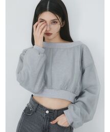 MURUA | チュールレイヤードプルオーバー(スウェット)