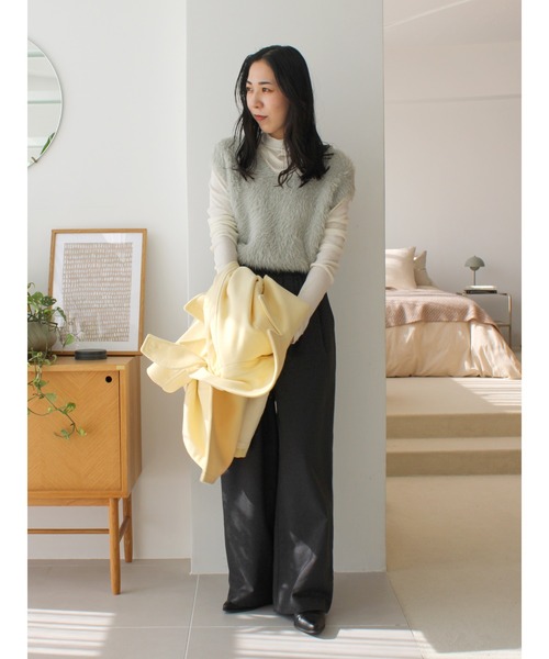 Ungrid（アングリッド）の「2Wayラメニットベスト（ニット/セーター・レディース・オフホワイト/グレー/グリーン・FREE）」の22枚目の写真