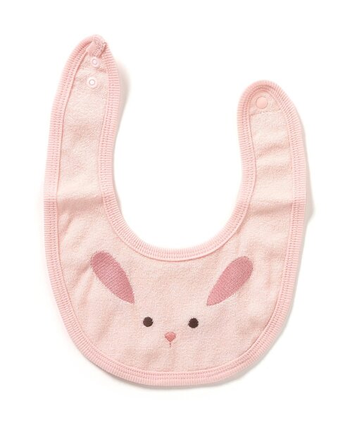 apres les cours（アプレレクール）の「アニマルモチーフスタイ（スタイ/よだれかけ・キッズ・アイボリー/ベージュ/ピンク・90）」の3枚目の写真