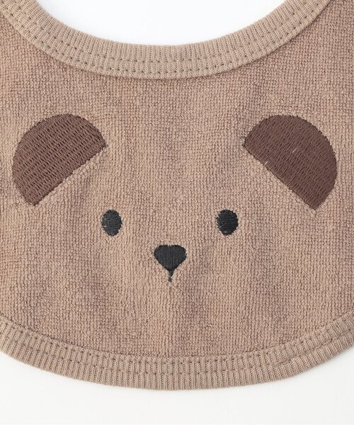 apres les cours（アプレレクール）の「アニマルモチーフスタイ（スタイ/よだれかけ・キッズ・アイボリー/ベージュ/ピンク・90）」の7枚目の写真