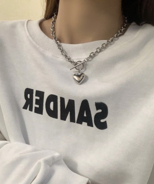L LABEL（エルラベル）の「ハートチェーンマンテルネックレス（ネックレス・レディース・シルバー・FREE）」の11枚目の写真