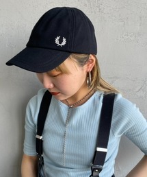 フレッドペリー　水色キャップ FRED PERRY/フレッドペリー] ワンポイントロゴ刺繍キャップ