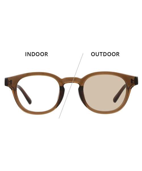 Zoff（ゾフ）の「ウエリントン型 調光サングラス｜調光｜レンズの色が変わる｜軽量｜紫外線防止｜UVカット｜ユニセックス｜ドライブ｜ゴルフ｜スポーツ｜Zoff｜レンズの色が変わるサングラス（サングラス・レディース・ブラウン系その他5/ブラック/グリーン・FREE）」の18枚目の写真