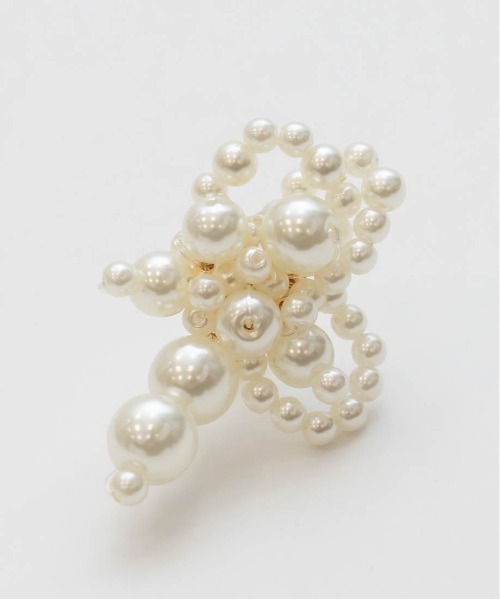 RANDA（ランダ）の「パールアシンメトリーイヤリング（イヤリング・レディース・ホワイト系その他・FREE）」の5枚目の写真