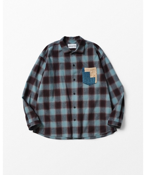WHIZLIMITED(ウィズリミテッド)の「REP SHIRT(シャツ/ブラウス・メンズ・ターコイズブルー/ブラウン・LARGE/MEDIUM)」の2枚目の写真