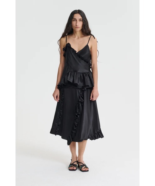 CECILIE BAHNSEN キャリートップ ブラウス ラッフル袖 ペプラム CECILIE BAHNSEN】ヴェロニカトップ (CECILIE BAHNSEN/ブラウス