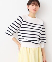 【洗える・4サイズ展開】バルーンスリーブニット(XS~L)