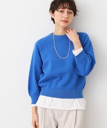 【洗える・4サイズ展開】バルーンスリーブニット（XS～L）