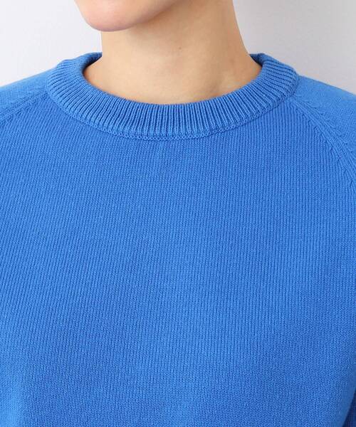 Dessin（デッサン）の「【洗える・4サイズ展開】バルーンスリーブニット（XS～L）（ニット/セーター・レディース・ネイビー/ネイビー系/ブルー/ホワイト系・00/03/02/01）」の7枚目の写真