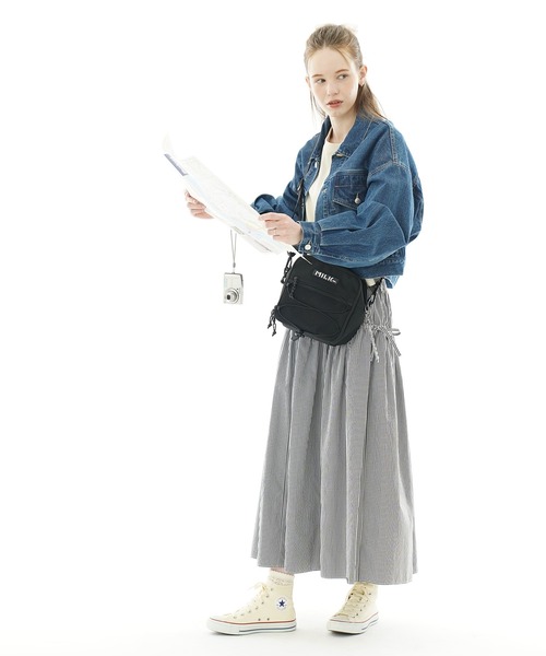 MILKFED.(ミルクフェド)の「DAILY SQUARE SHOULDER BAG(ショルダーバッグ・レディース・レッド/ブラック・ONE SIZE)」の15枚目の写真