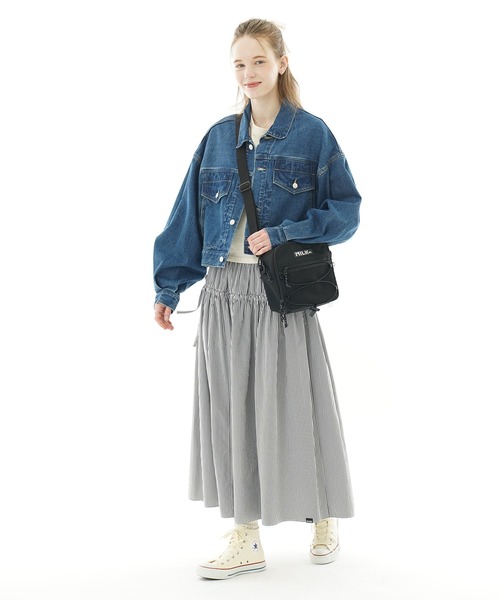 MILKFED.(ミルクフェド)の「DAILY SQUARE SHOULDER BAG(ショルダーバッグ・レディース・レッド/ブラック・ONE SIZE)」の11枚目の写真